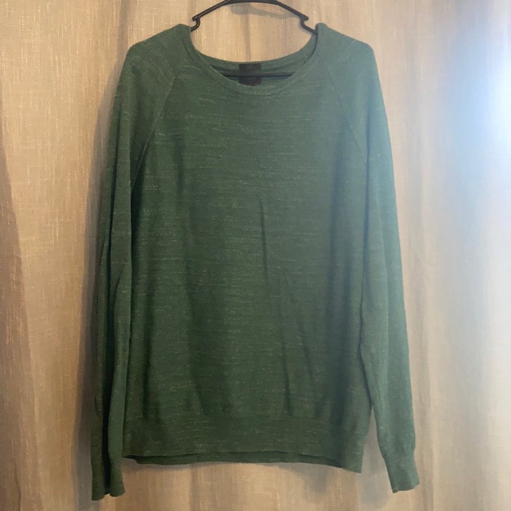 XL green slim fit J. Crew sweater